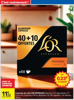  | Page: 2 | Produits: Capsules de cafe L'Or, Café
