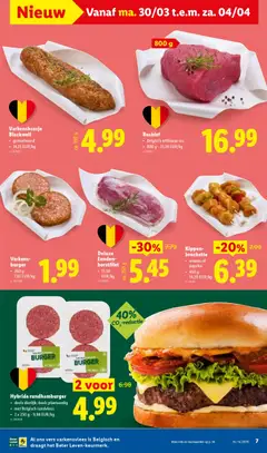 Lidl Folder week 14 - Voorbeeld van een folder van Lidl, geldig van 30.03.2026 | Pagina: 7