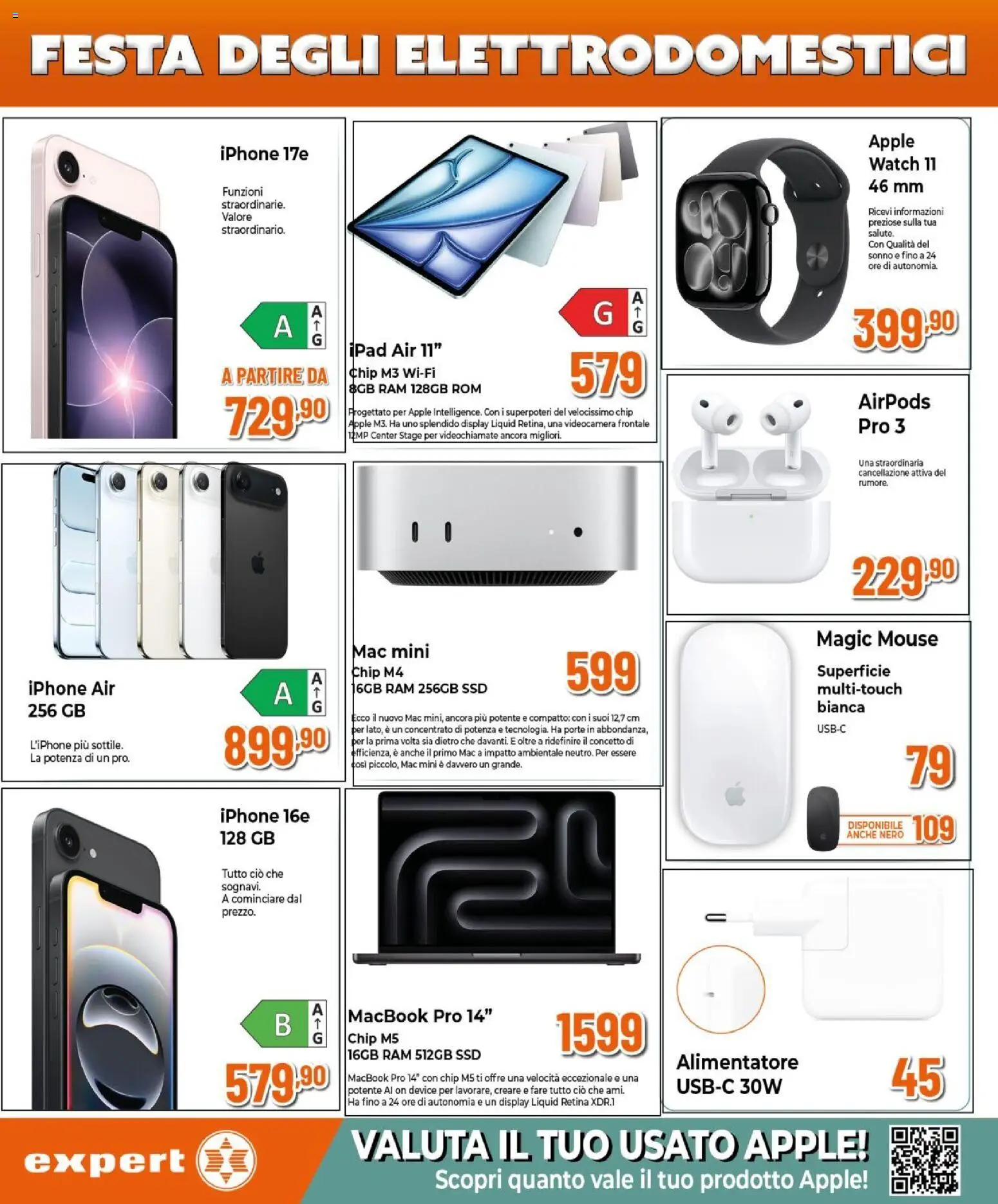 Volantino Expert del 12.03.2026 | Pagina: 35 | Prodotti: Iphone, Mouse, Apple Watch, Airpods