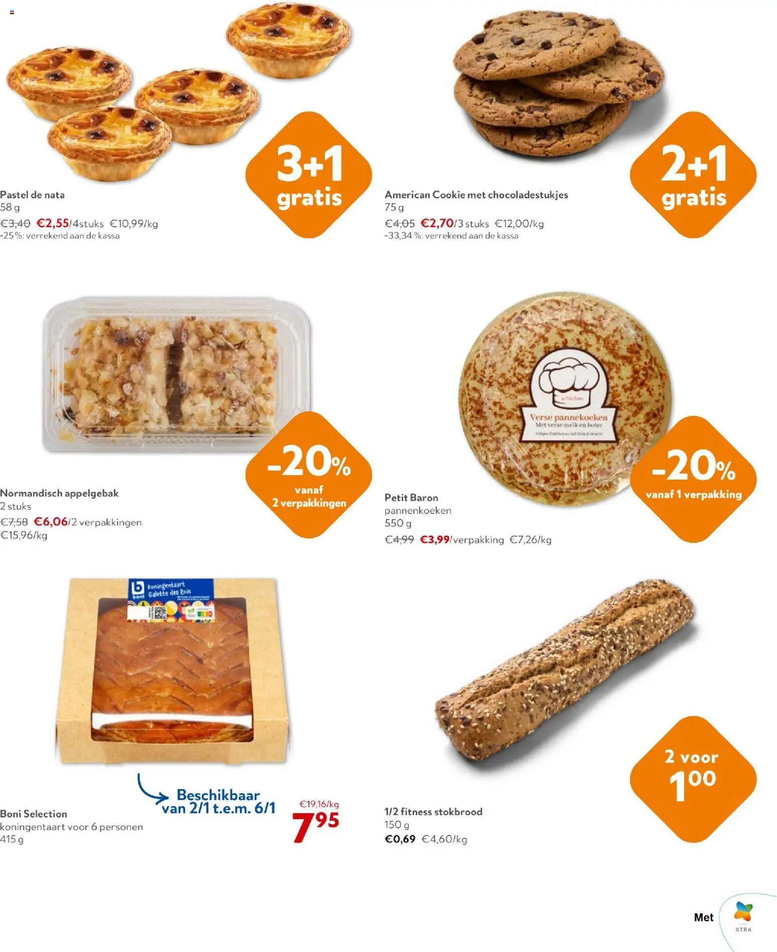 {H1} | Pagina: 9 | Producten: Pannenkoeken, Appelgebak, Melk, Boter