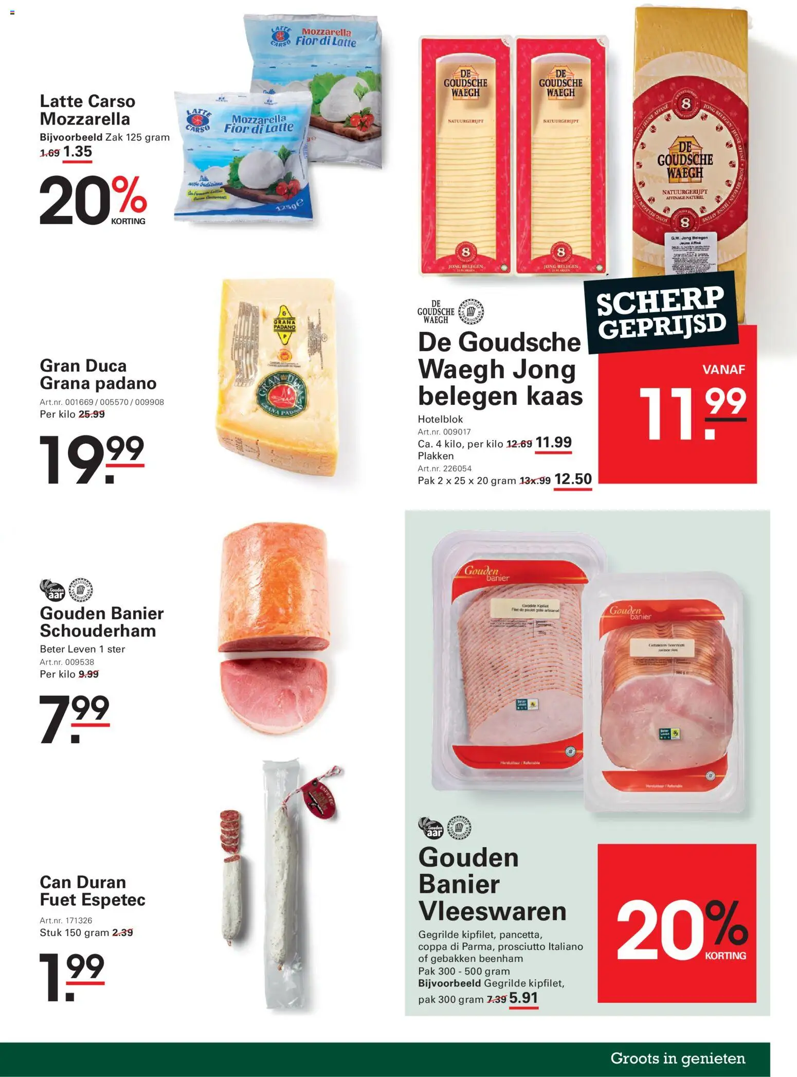 {H1} | Pagina: 9 | Producten: Kaas, Zak, Mozzarella