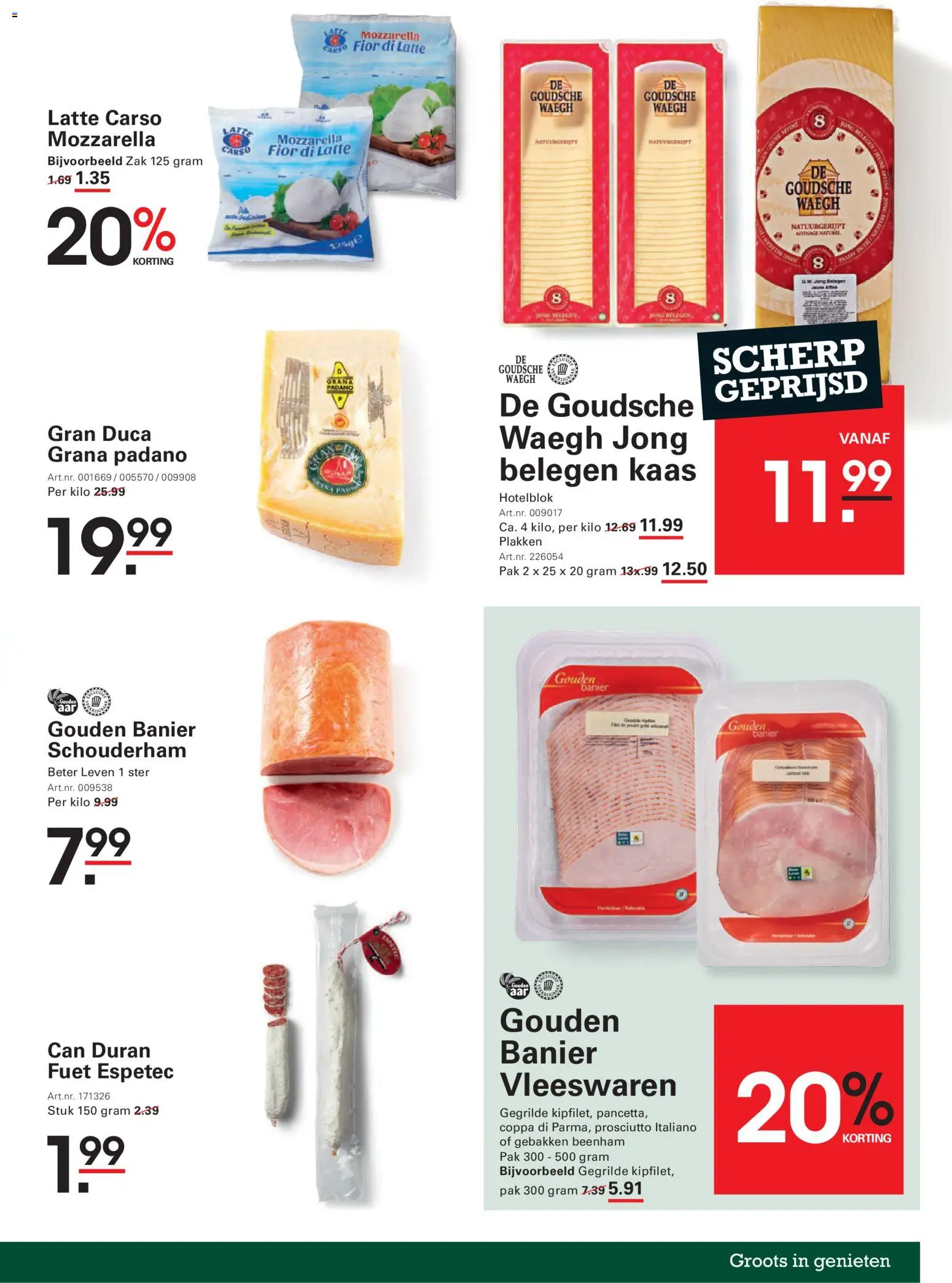 {H1} | Pagina: 9 | Producten: Kaas, Zak, Mozzarella