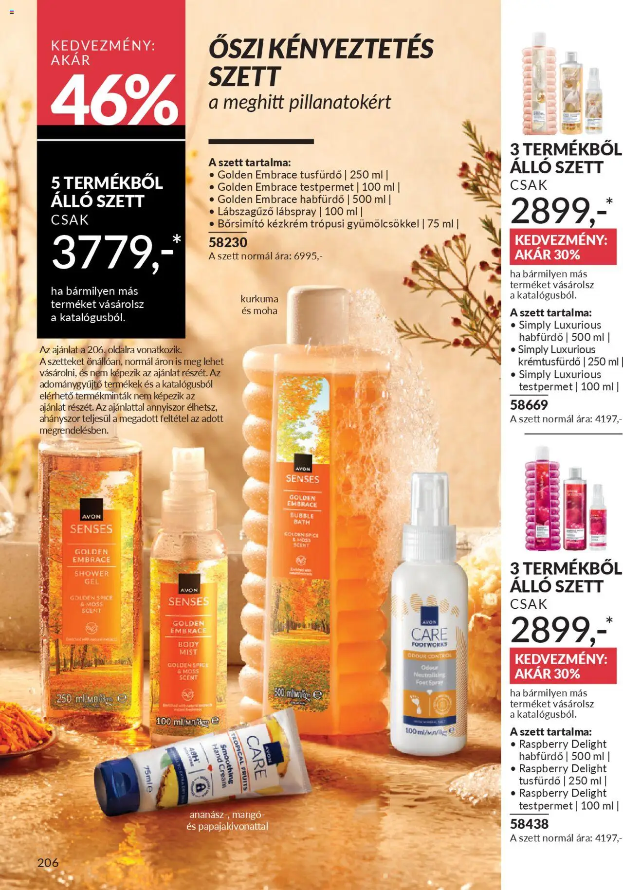 Avon akciós ujság - amely érvényes a következő dátumtól: 01.10.2025 | Oldal: 210 | Termékek: Body, Kézkrém, Tusfürdő, Mangó