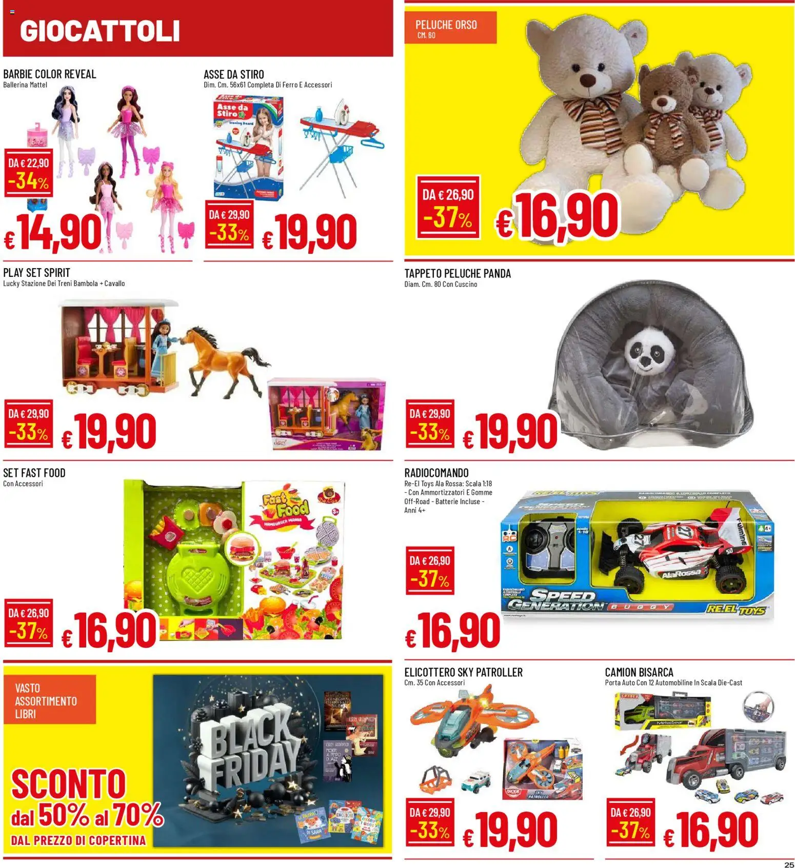 Volantino Famila del 13.11.2025 | Pagina: 25 | Prodotti: Peluche, Scala, Tappeto, Batterie