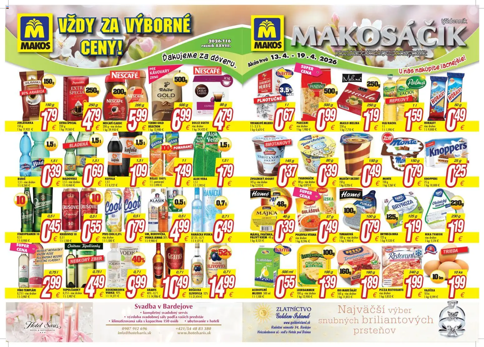 Nové Makos akcie – leták je platný od 13.04.2026 | Strana: 1