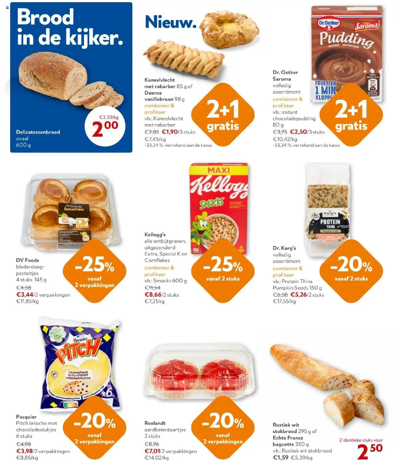  | Pagina: 10 | Producten: Baguette, Stokbrood, Pudding, Brood