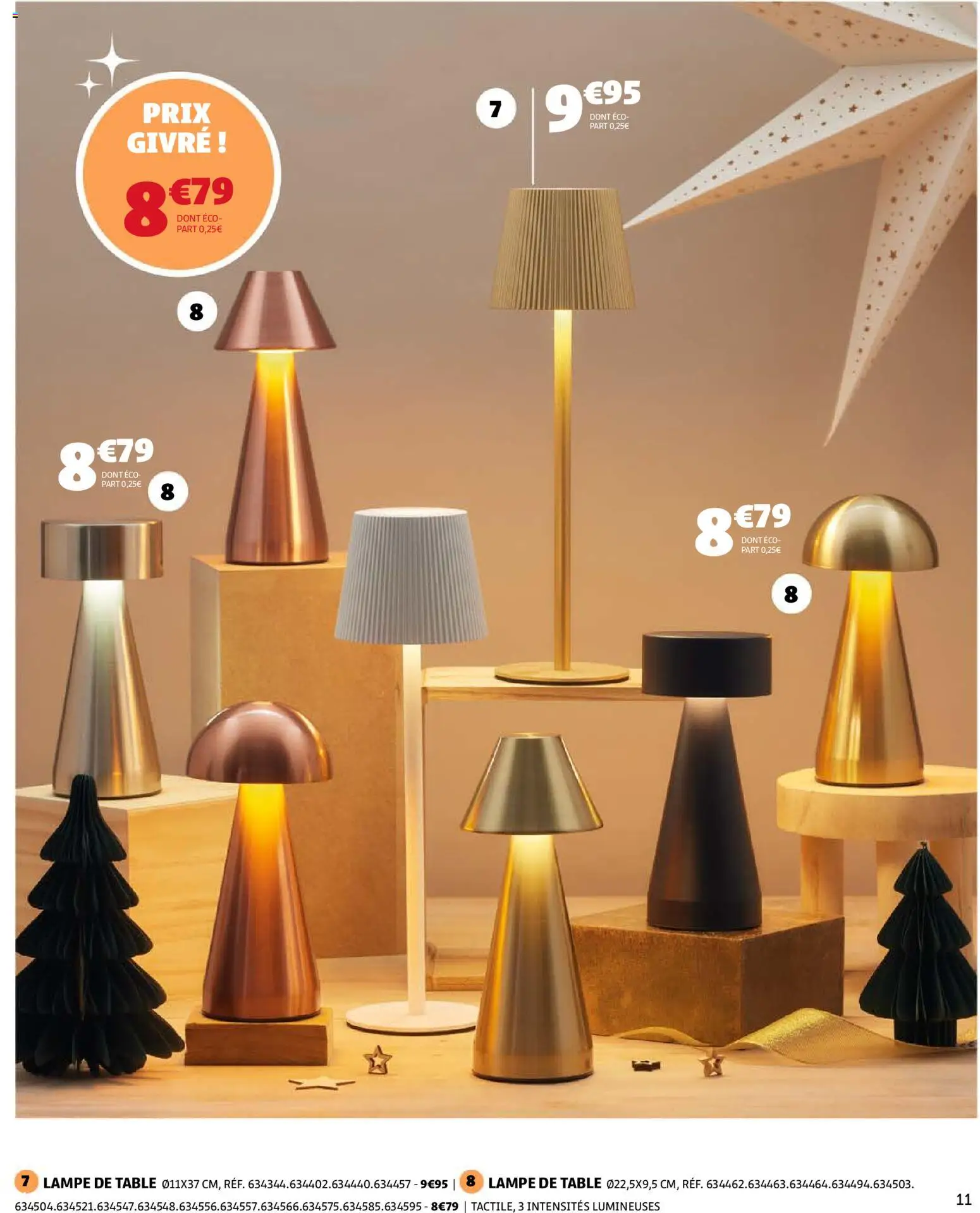 {H1} | Page: 11 | Produits: Table, Lampe