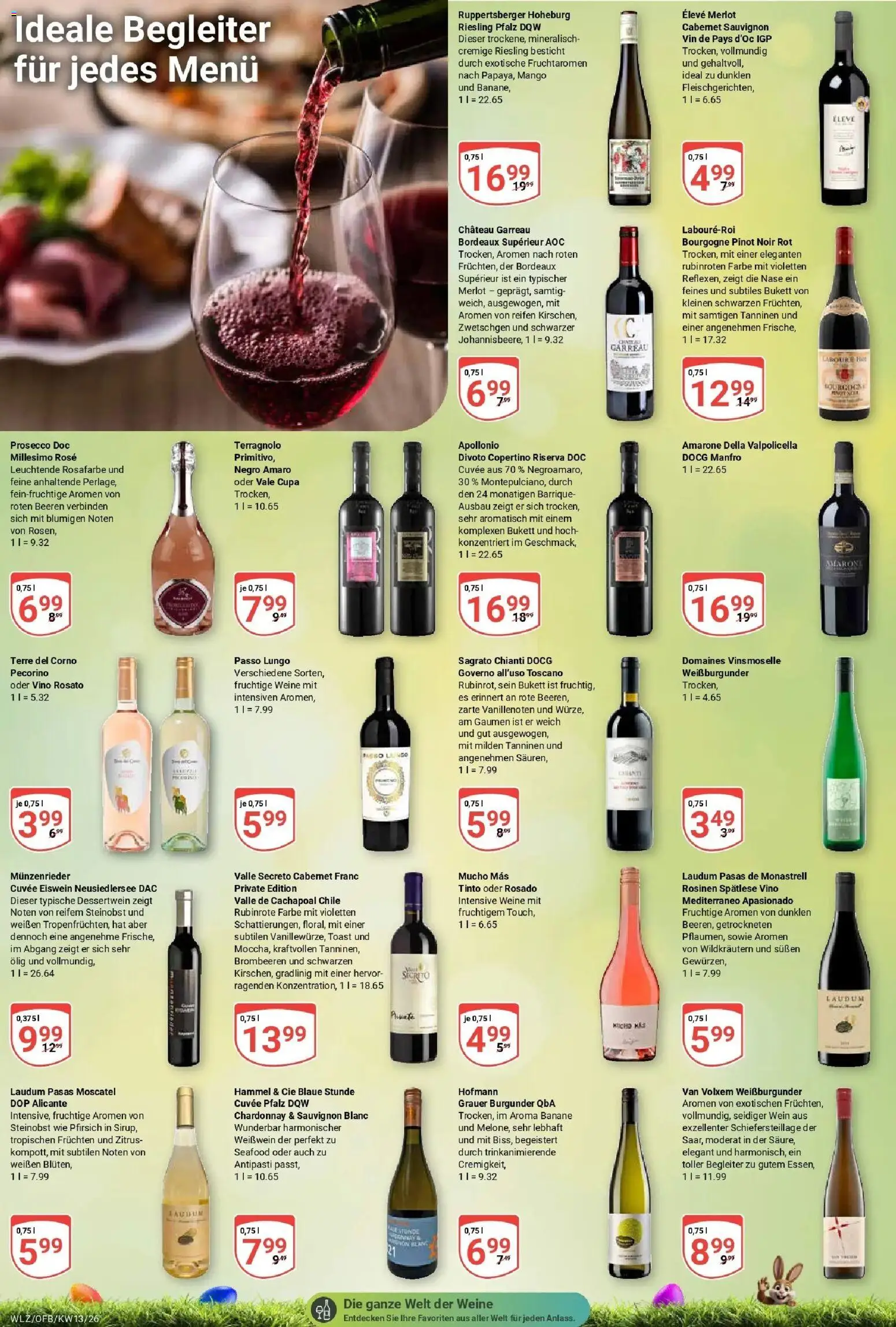 Globus prospekt Weischlitz	 – gültig ab 23.03.2026 | Seite: 18 | Produkte: Toast, Weißwein, Merlot, Zwetschgen