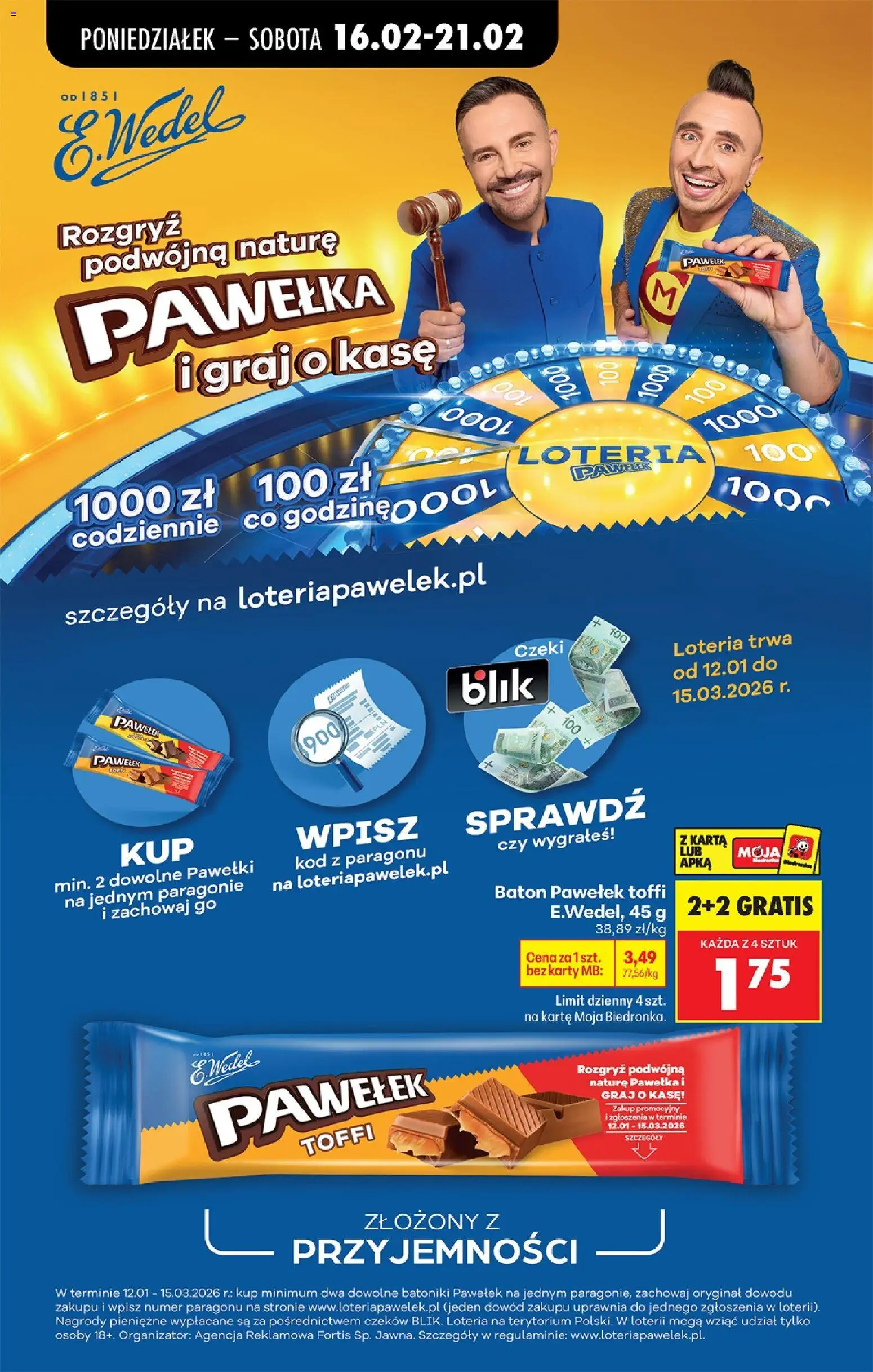 Biedronka Polsko leták od 16.02.2026 | Strana: 57 | Produkty: Kaše, Karty