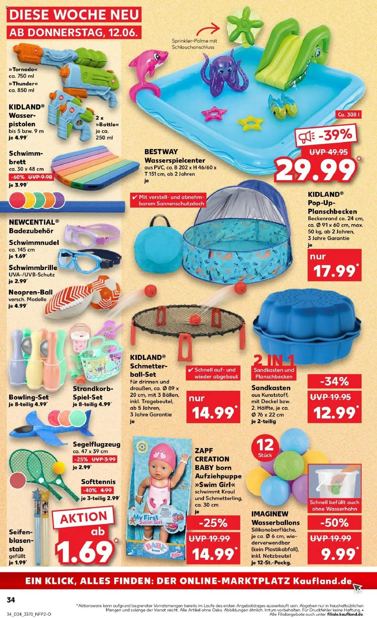 Kaufland prospekt Arnstadt	 - gültig ab dem 16.06.2025 | Seite: 49 | Produkte: Schwimmbrille, Wasser