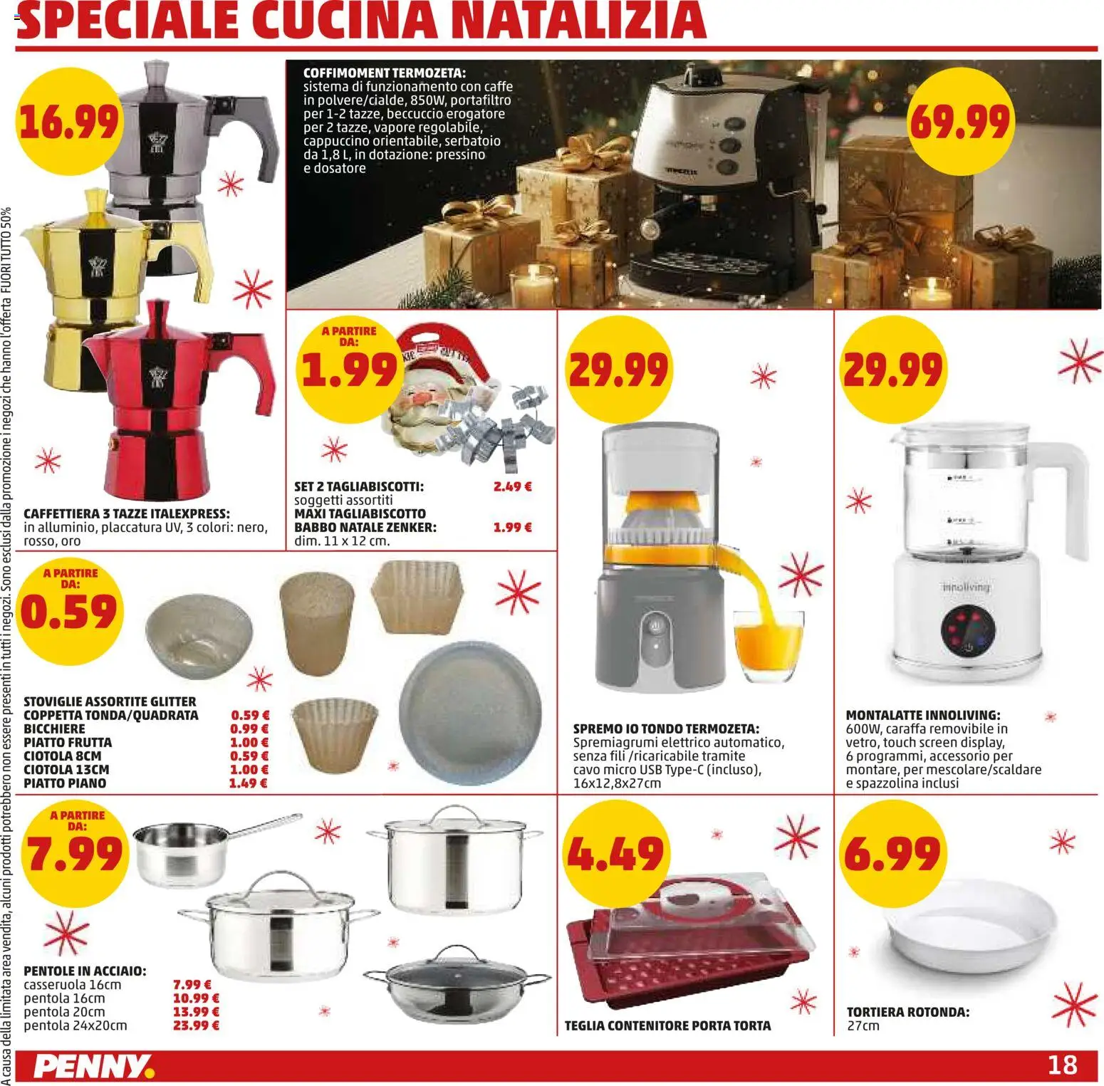 Volantino PENNY del 01.12.2025 | Pagina: 18 | Prodotti: Caffè, Torta, Cavo, Ciotola