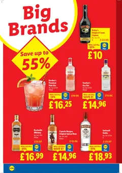 Preview of Lidl - Alcohol offers valid from 27.12.2025 | Page: 10 | Products: Gin, Cream, Vodka, Whiskey