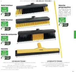 Texam - Prévisualisation de Texam catalogue 2026 valide à partir de 02.02.2026 | Page: 31 | Produits: Raclette, Balai, Crampons