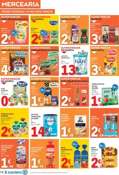 E.Leclerc folheto │ válido de 31.07.2025 | Página: 12 | Produtos: Bolo, Leite, Maça, Torta