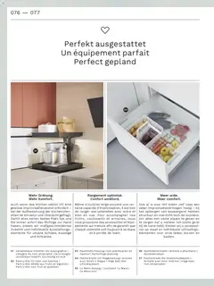 Ostermann Interline Küchenprospekt 2026 ab 01.01.2026 gültig | Seite: 76 | Produkte: Hochschrank, Gemüse, Obst