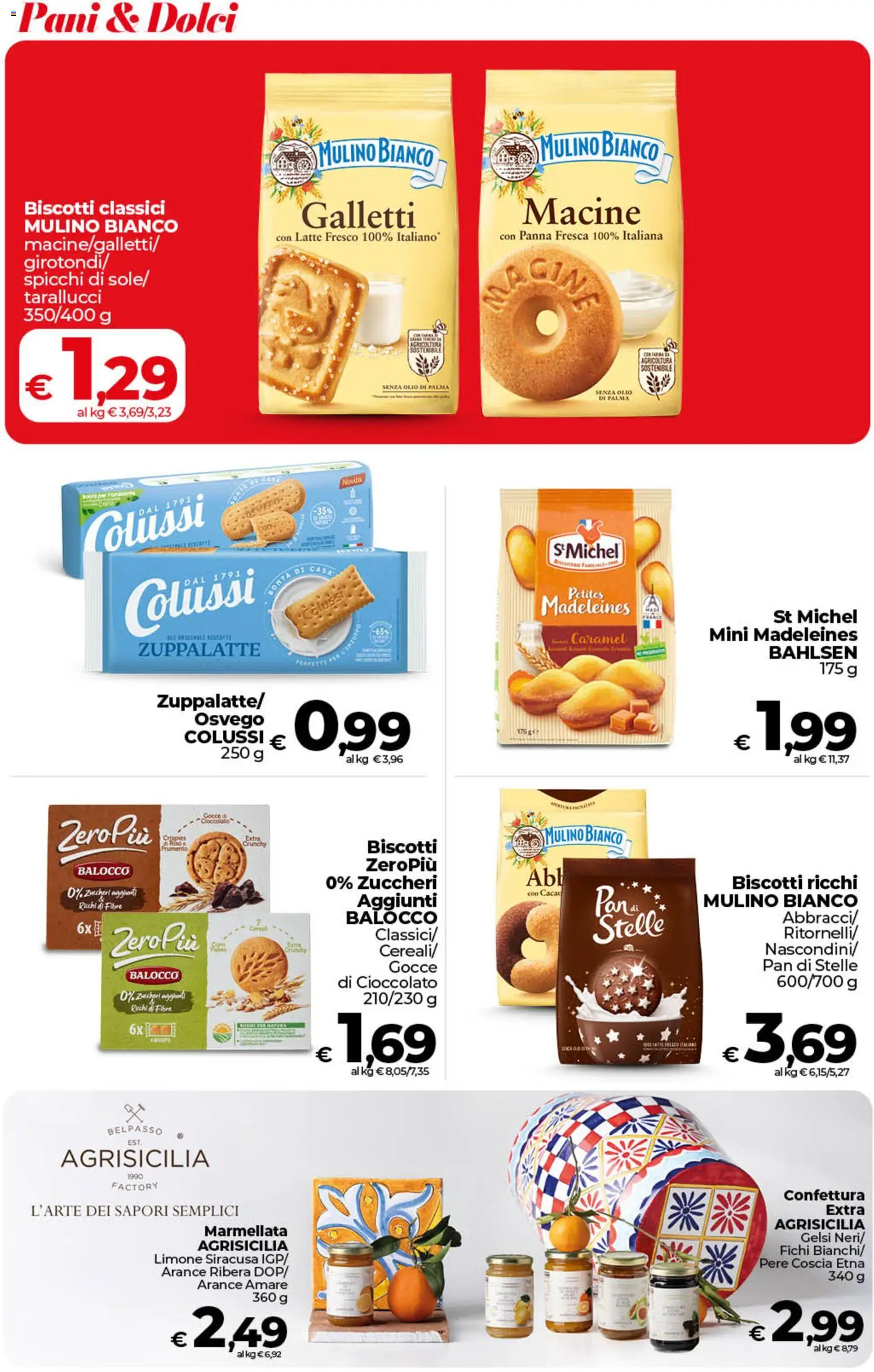 Volantino COOP del 06.03.2026 | Pagina: 30 | Prodotti: Arance, Biscotti, Olio, Marmellata