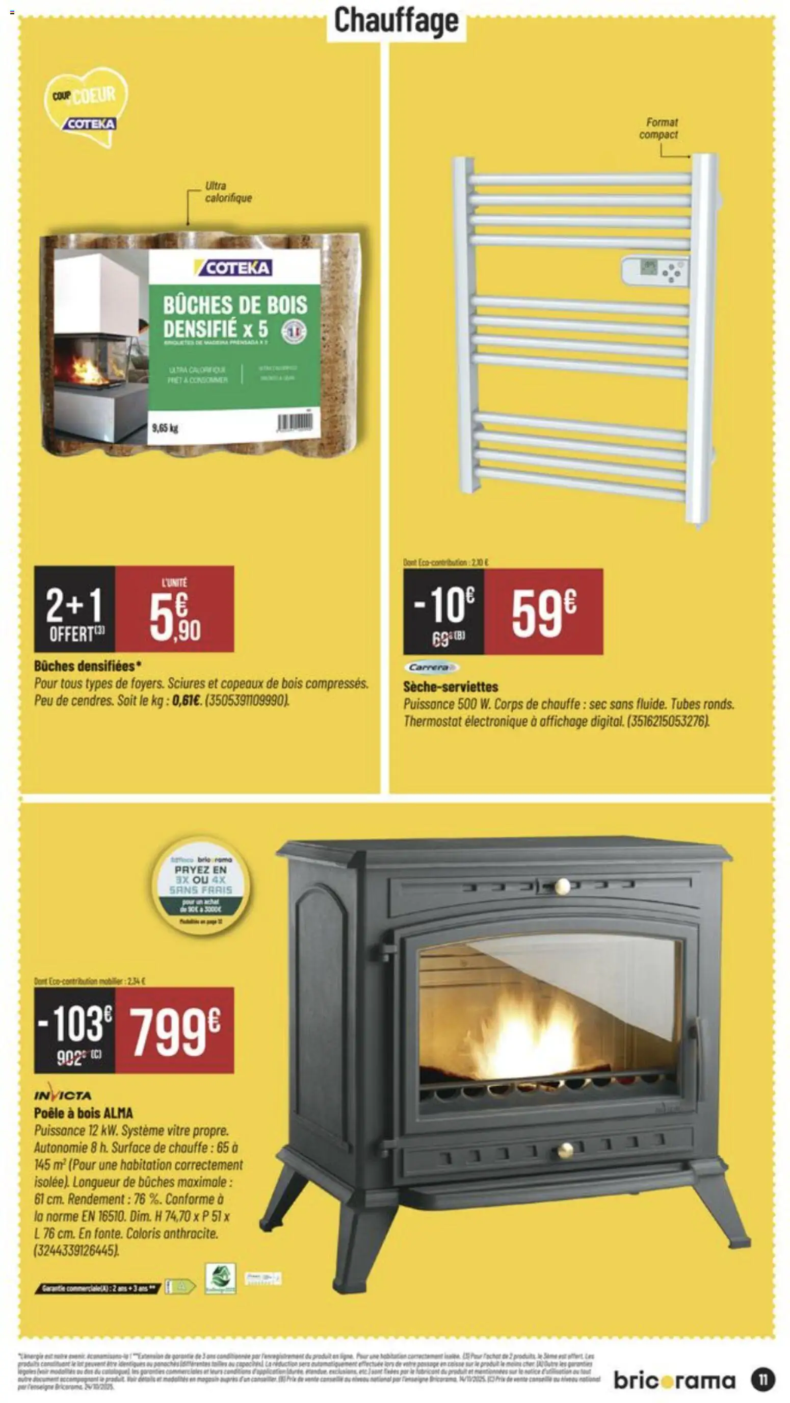 {H1} | Page: 11 | Produits: Poêle, Copeaux de bois, Poêle à bois