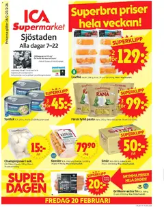 ICA Supermarket - Stockholm - Förhandsvisning av reklamblad från butik ICA Supermarket aktuell från 16.02.2026