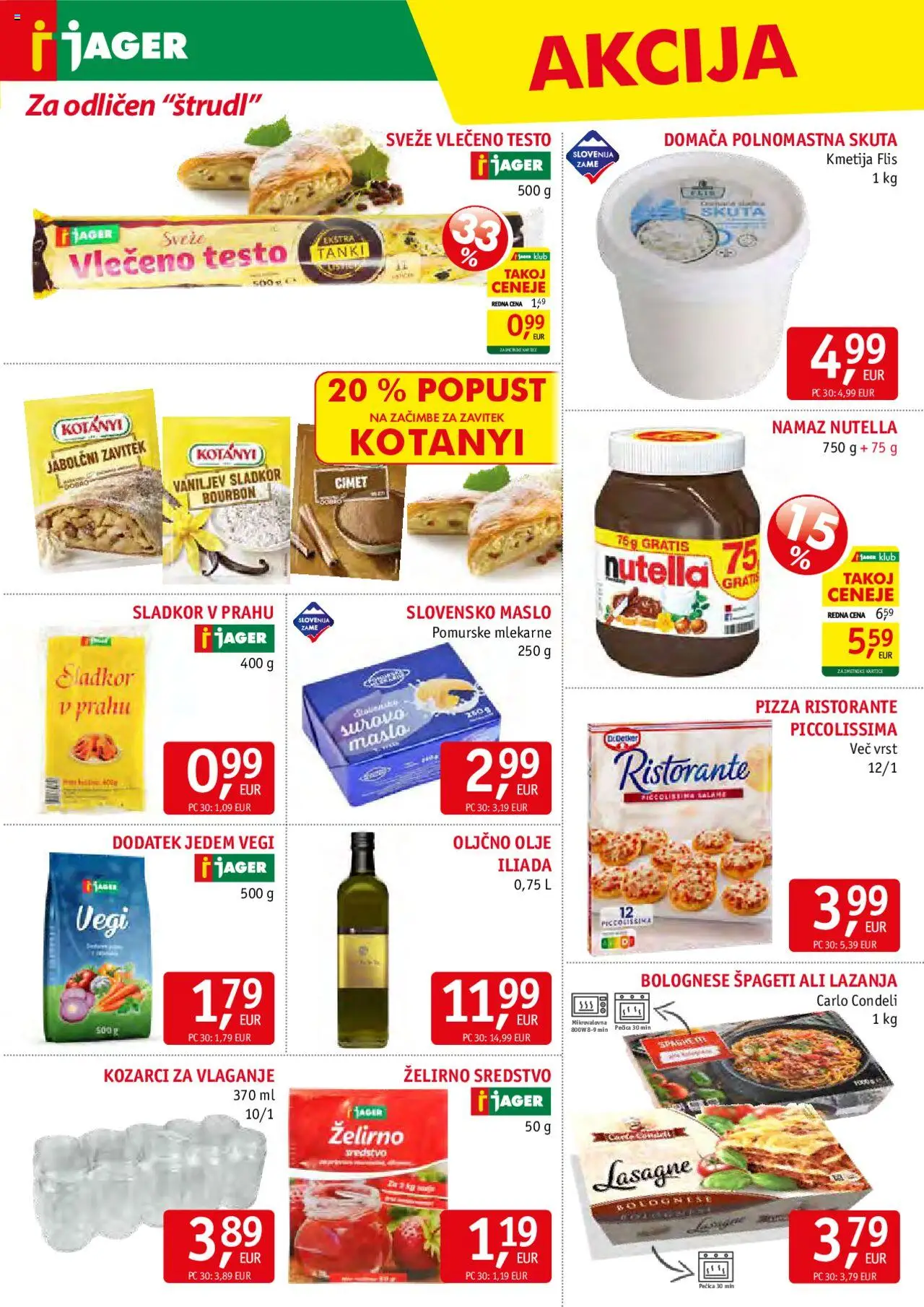 Jager katalog │ velja od 20.08.2025 | Stran: 7 | Izdelki: Oljčno olje, Maslo, Olje, Skuta