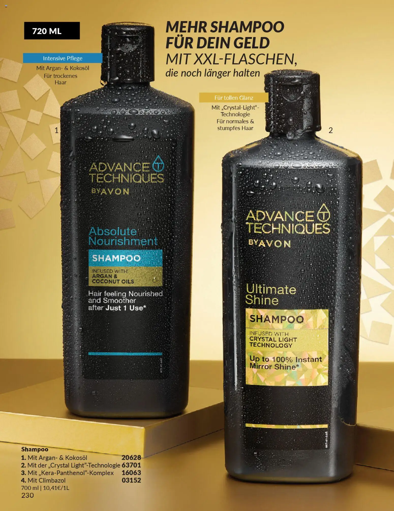 AVON Katalog Dezember 2025 – gültig ab 01.12.2025 | Seite: 232 | Produkte: Shampoo