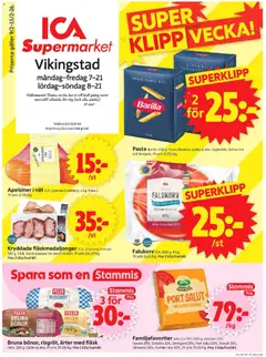ICA Supermarket - Vikingstad - Förhandsvisning av reklamblad från butik ICA Supermarket aktuell från 09.02.2026