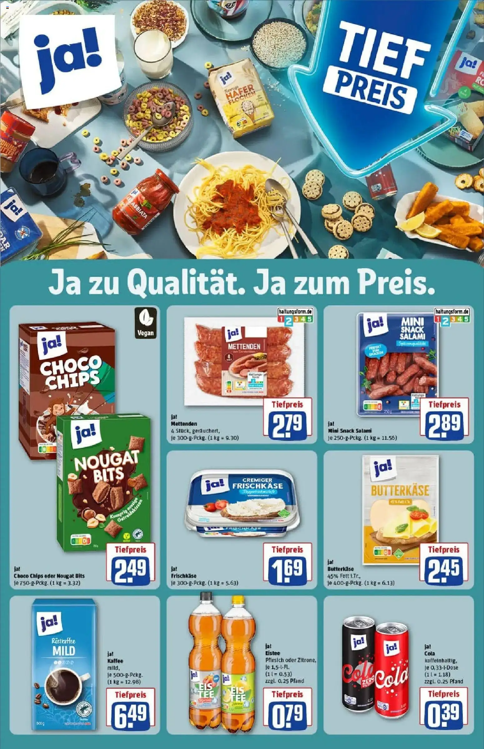 Rewe prospekt Hamburg	 – gültig ab 11.01.2026 | Seite: 20 | Produkte: Cola, Pfirsich, Flocken, Frischkase