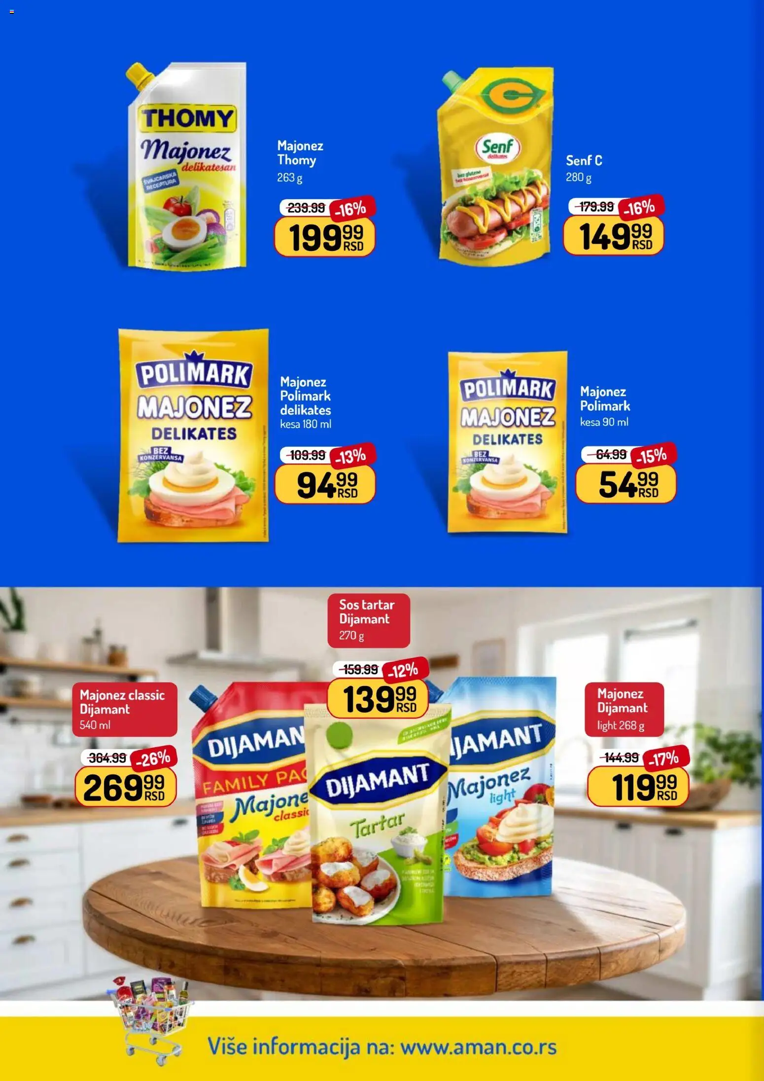 Aman katalog - važi od 16.03.2026 | Strana: 12 | Proizvode: Majonez, Senf, Sos