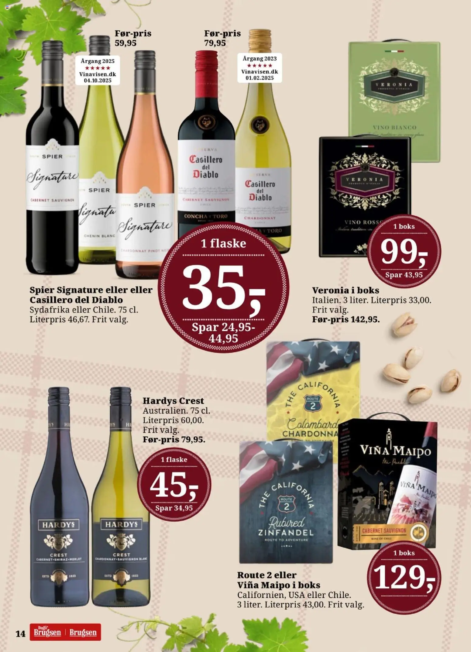 Dagli'Brugsen tilbudsavis – gyldig fra 13.02.2026 | Side: 14 | Produkter: Boks