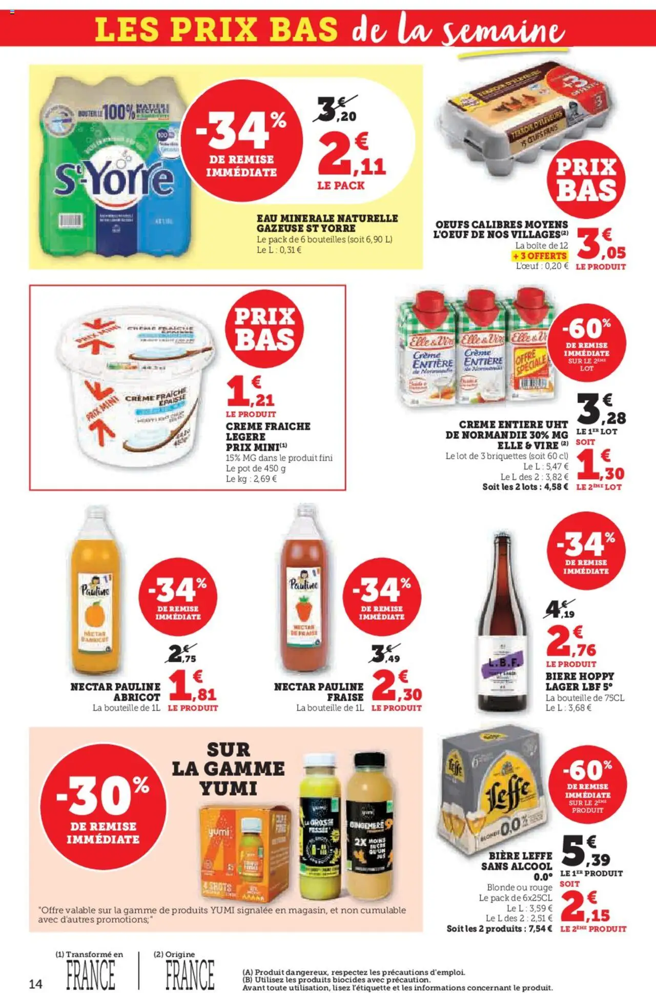  | Page: 14 | Produits: Abricot, Alcool, Bière, Crème fraiche