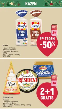 Président le Brie, Boter of kaas, Combineer & profiteer, Van 125 g tot 340 g - Voorbeeld van een folder van Delhaize, geldig van 18.12.2025 | Pagina: 32