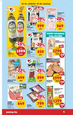 LANDHOF SZALÁMI BEVONATTAL*, parmezánnal, feketeborssal szeletelt, 75 g, 8653 Ft/kg - amely érvényes a következő dátumtól: 05.02.2026 | Oldal: 4