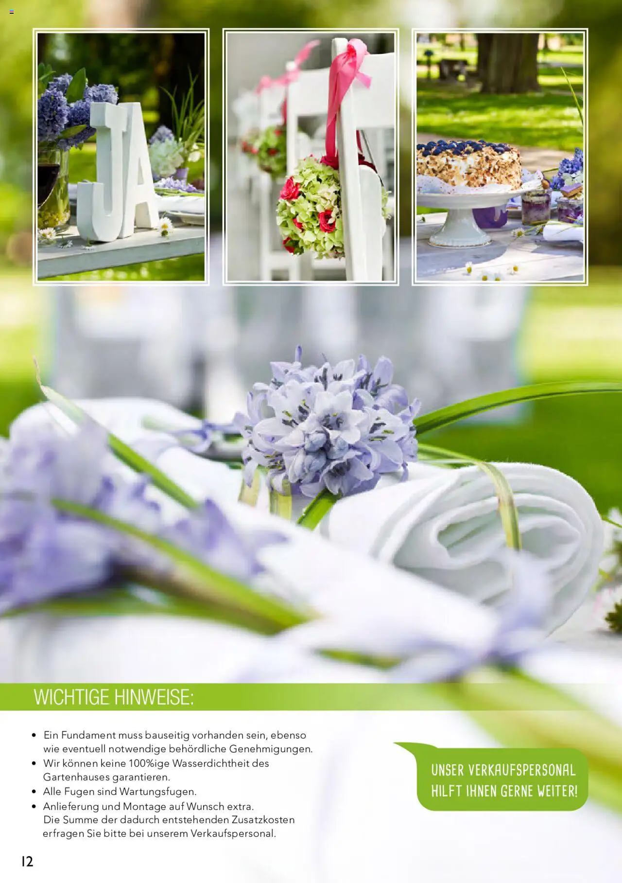 Rahaus Prospekt Gartenhäuser – gültig ab 01.09.2022 | Seite: 12