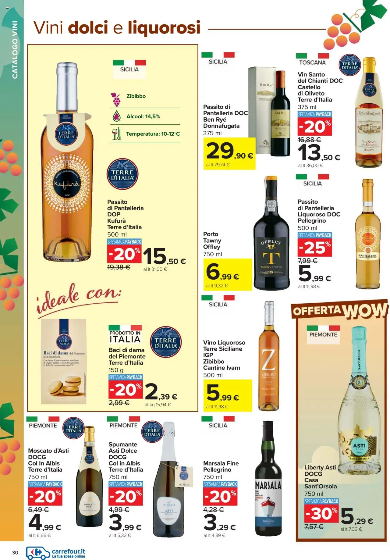 Volantino Carrefour del 06.10.2025 | Pagina: 30 | Prodotti: Vino, Spumante