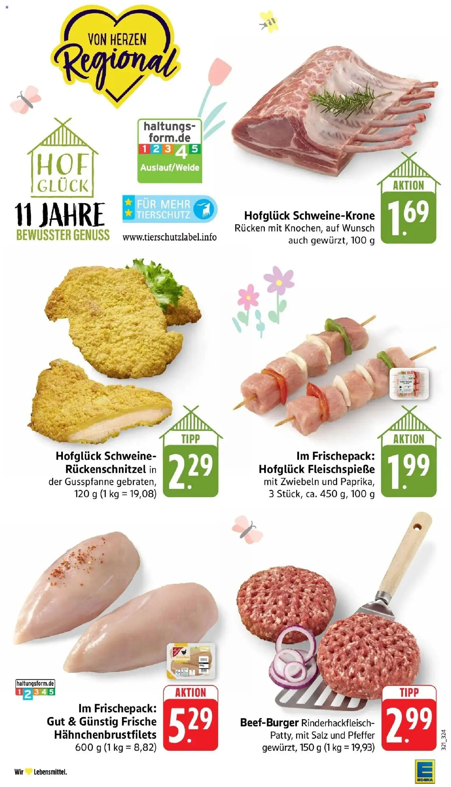 Edeka prospekt Bitburg	 – gültig ab 23.03.2026 | Seite: 11 | Produkte: Burger, Zwiebeln, Salz, Pfeffer