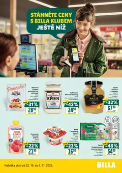 Náhled letáku Billa leták - Bonus club od 22.10.2025 | Strana: 2 | Produkty: Toaletní papír, Hořčice, Hamánek, Protein
