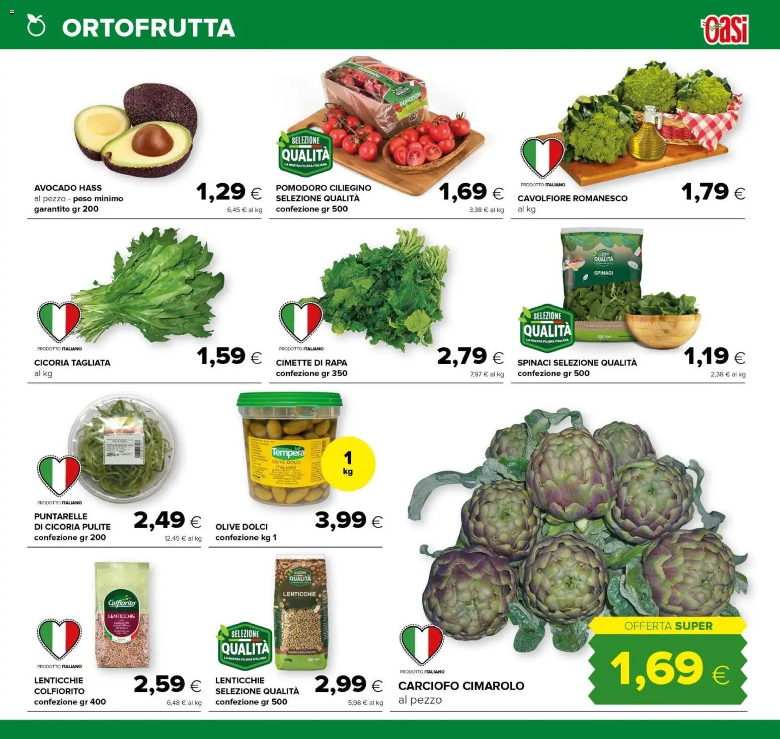 Volantino Oasi del 15.12.2025 | Pagina: 13 | Prodotti: Lenticchie, Pomodoro, Olive, Pomodori