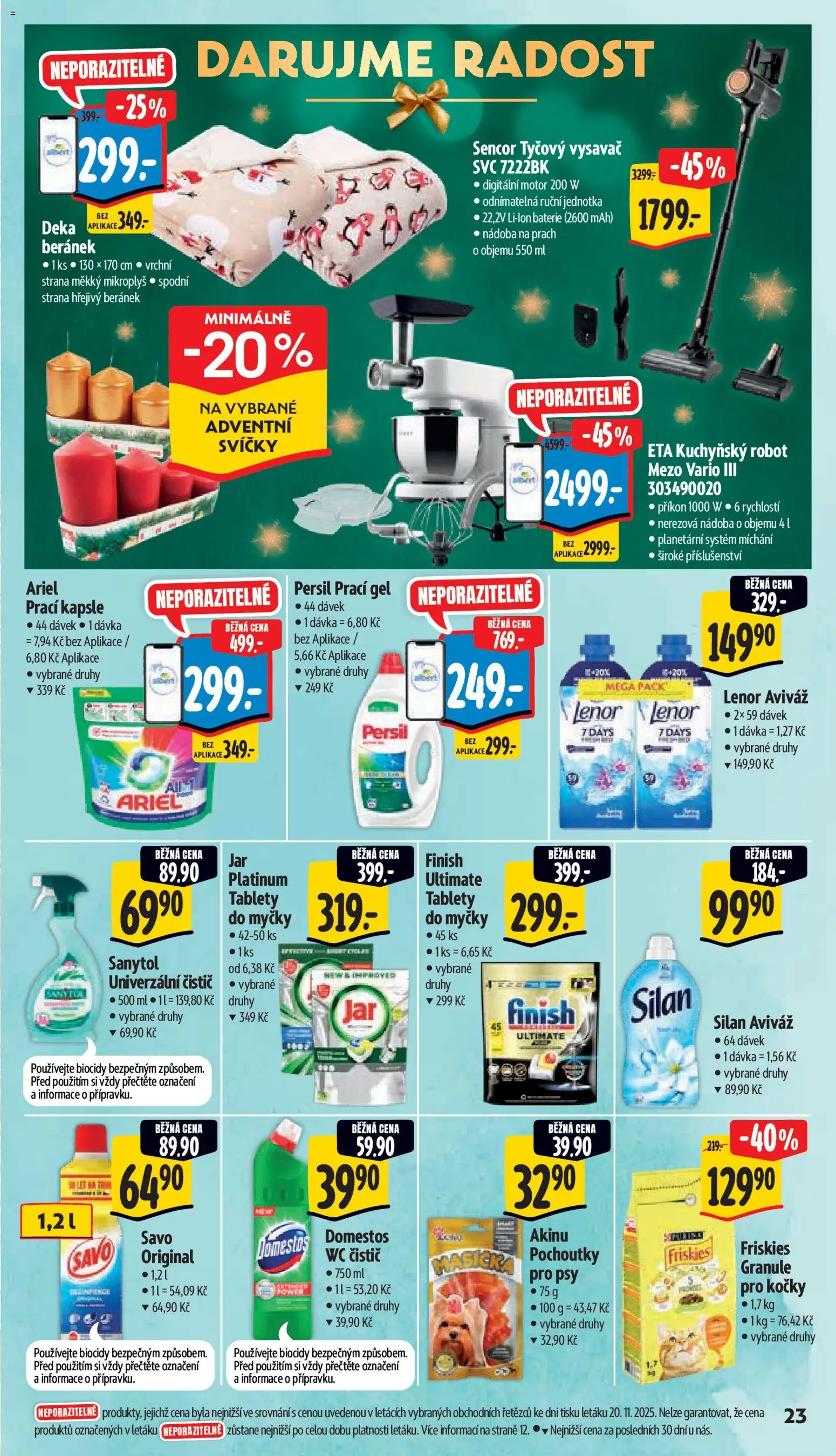 Albert leták - Supermarket od 26.11.2025 | Strana: 31 | Produkty: Aviváž, Univerzální čistič, Silan, Domestos
