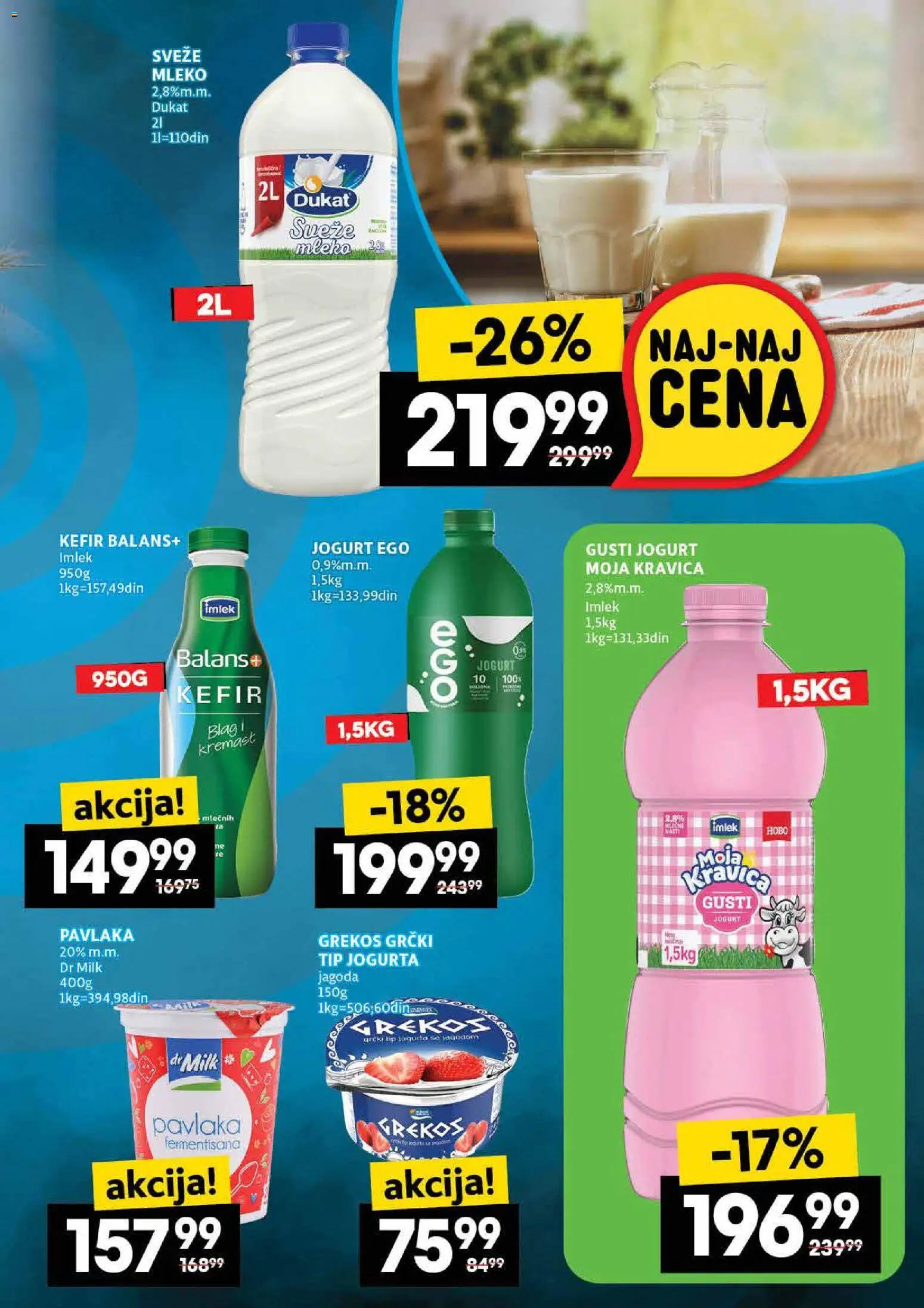 Idea katalog - važi od 20.11.2025 | Strana: 11 | Proizvode: Sveže mleko, Jagoda, Mleko, Jogurt