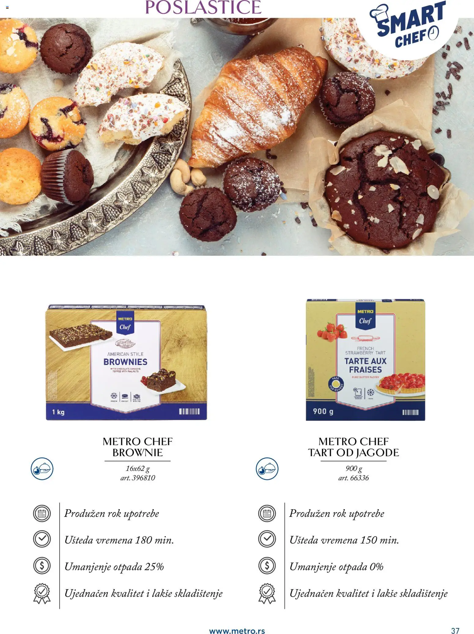 Metro katalog - važi od 24.03.2026 | Strana: 37 | Proizvode: Jagode, Brownie