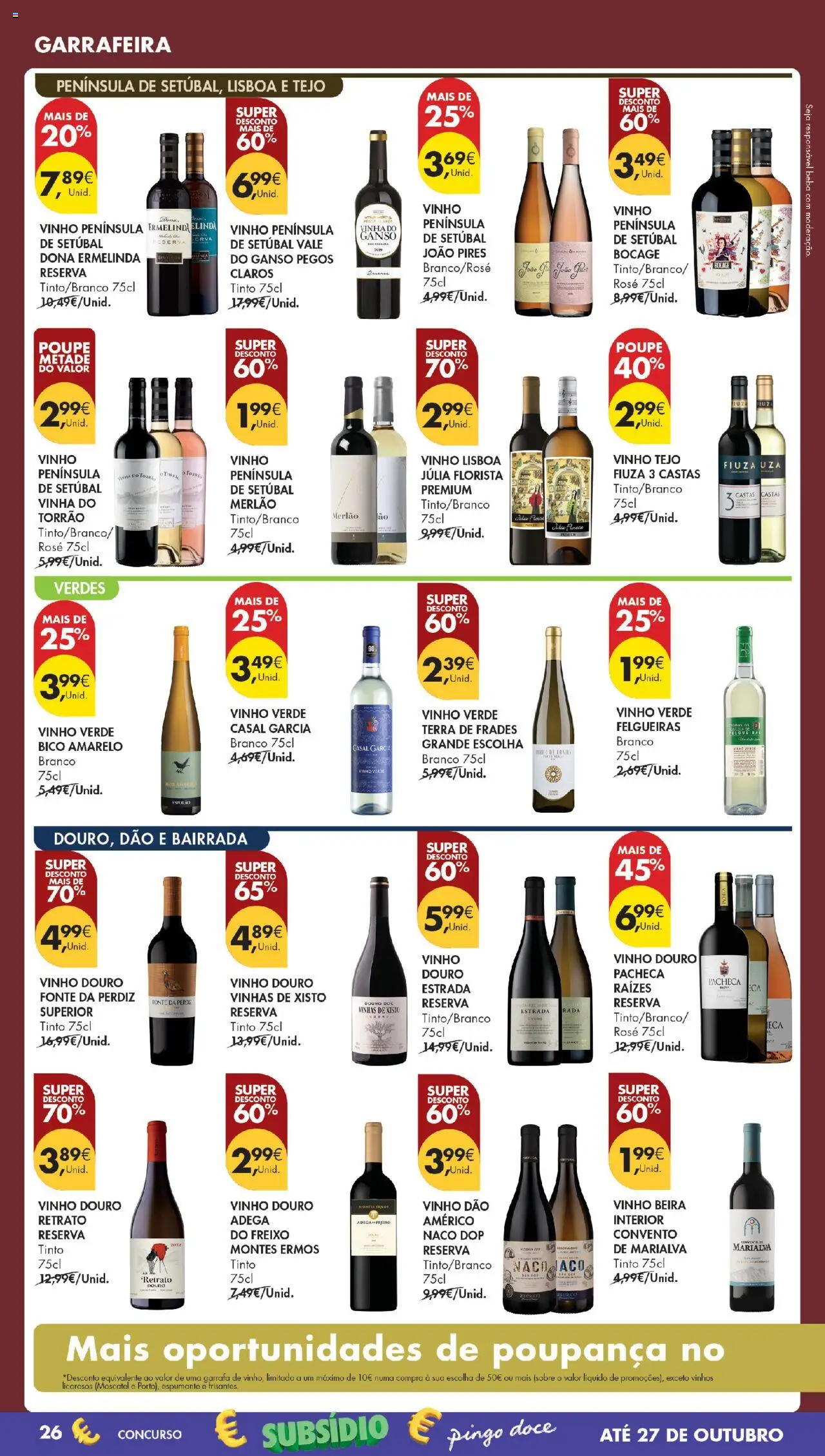 Pingo Doce Poupe Esta Semana Madeira │ válido de 21.10.2025 | Página: 26 | Produtos: Espumante, Vinho