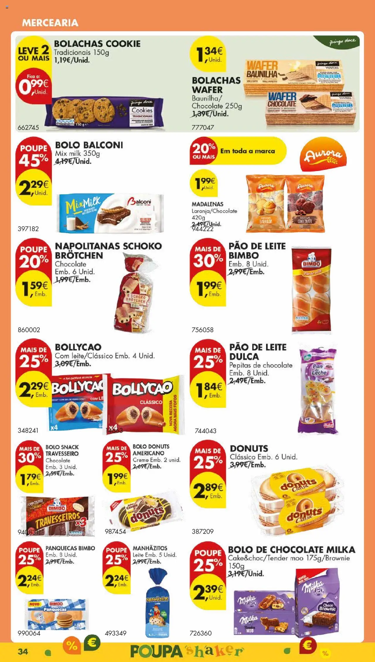 Pingo Doce folheto │ válido de 01.07.2025 | Página: 38 | Produtos: Bolachas, Bolo, Leite, Chocolate
