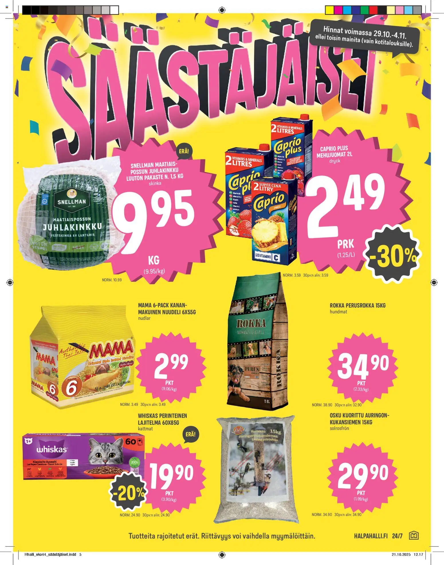 Halpa Halli tarjoukset – voimassa 29.10.2025 alkaen | Sivu: 5 | Tuotteet: Voi