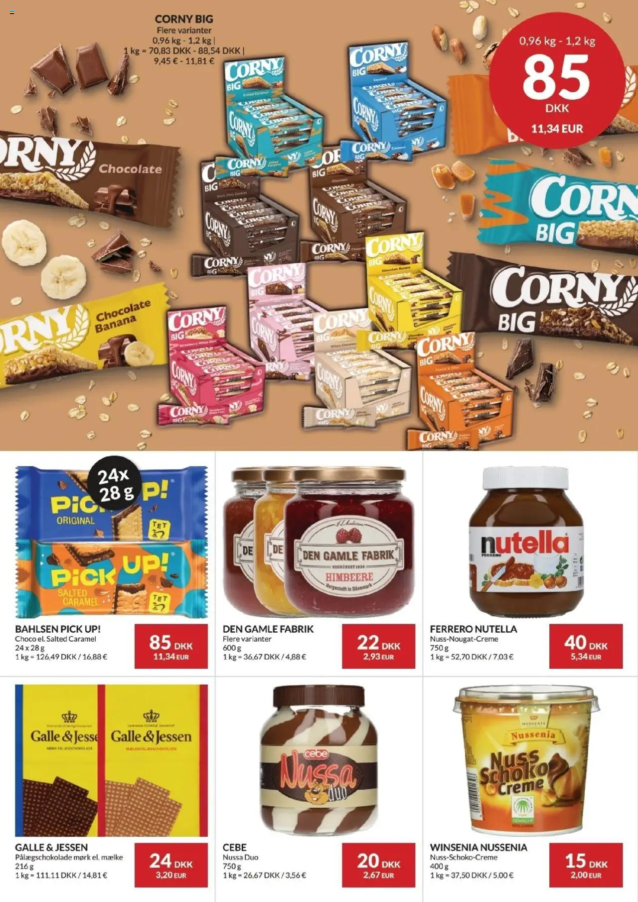 Nielsen Discount tilbudsavis – gyldig fra 25.09.2025 | Side: 10 | Produkter: Creme, Cookies, Pålægschokolade, Nutella
