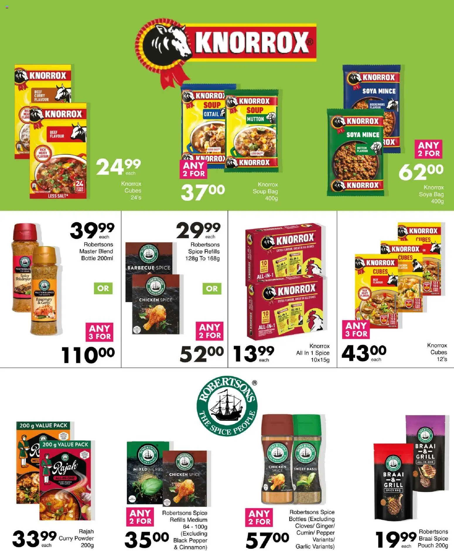 New Save catalogue – valid from 12.02.2026 | Page: 22 | Products: Chicken, Stock, Curry powder, Pepper