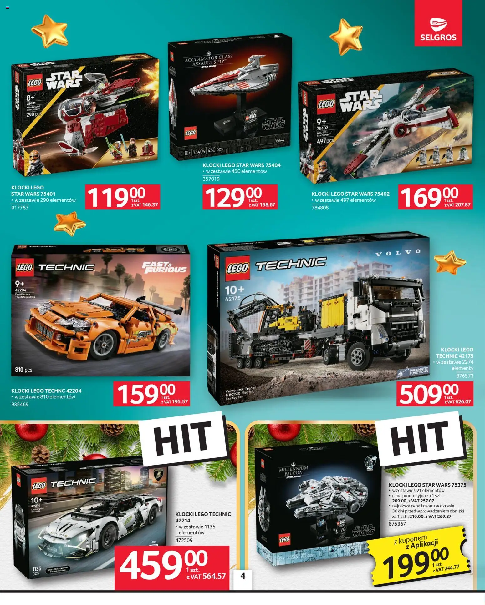 Selgros cash&carry Gazetka - Oferta przemysłowa od 18.12.2025 | Strona: 4 | Produkty: Lego, Klocki Lego