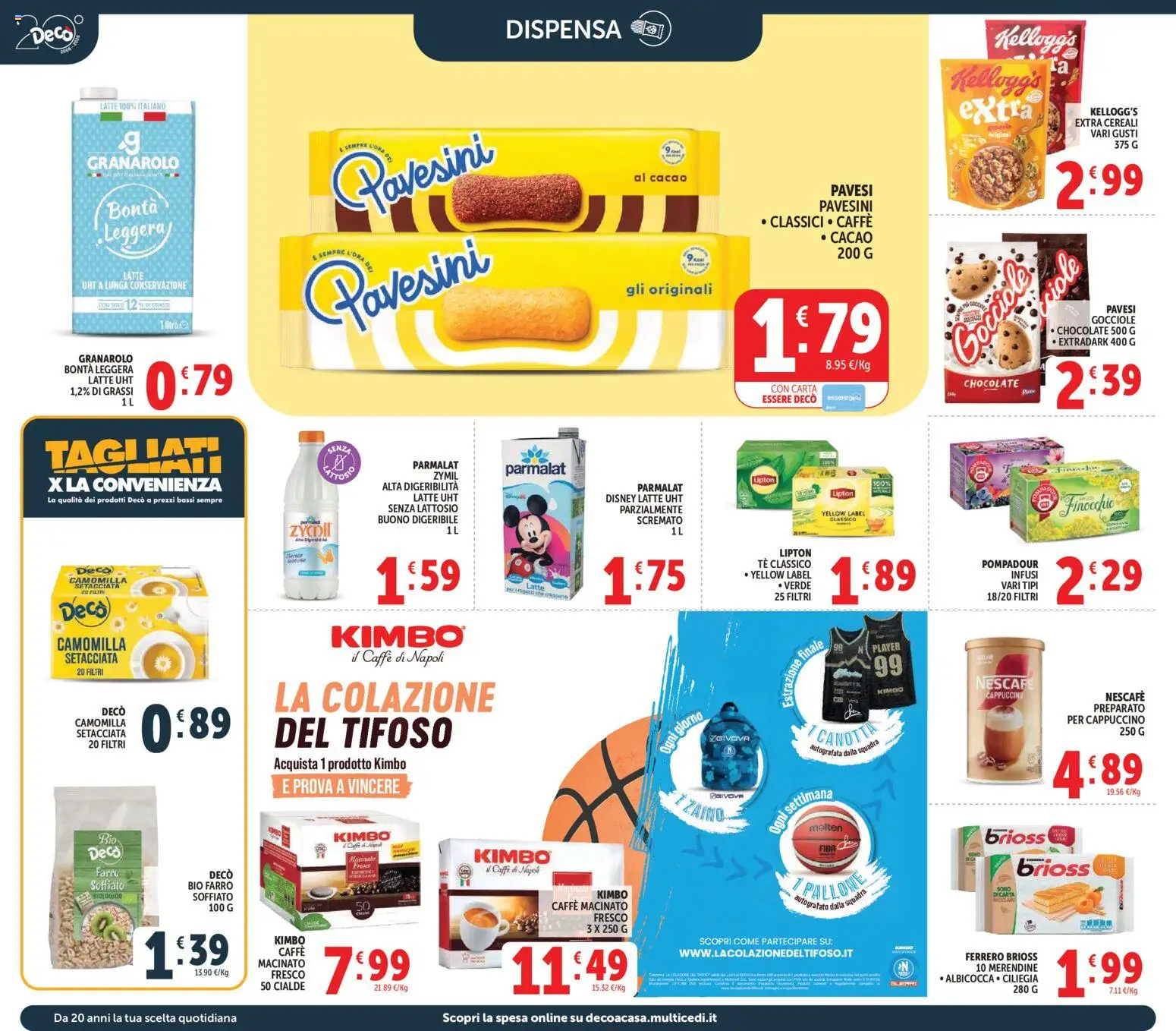 Volantino Decò del 27.03.2026 | Pagina: 20 | Prodotti: Tè, Cereali, Cacao, Macinato