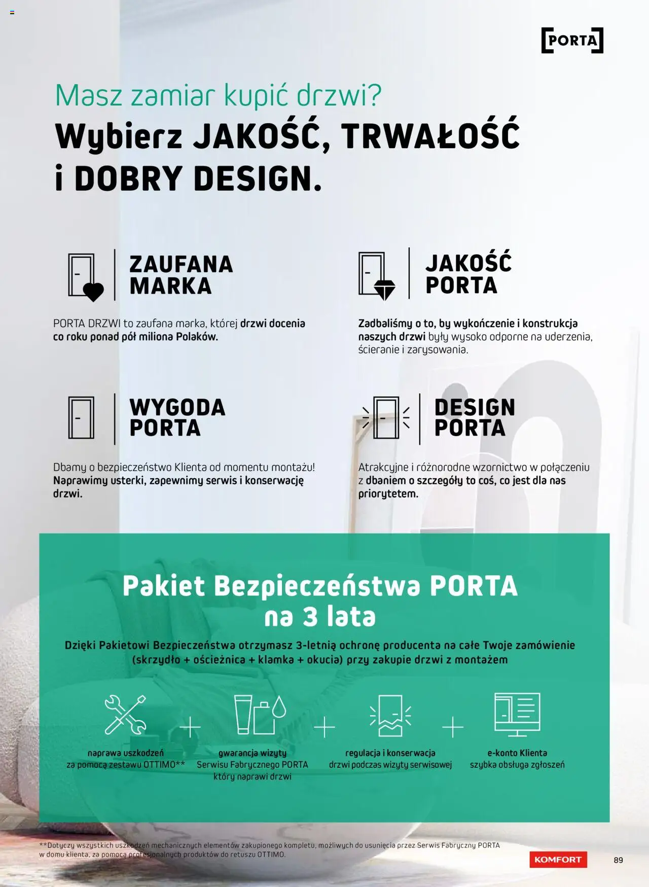 Komfort Gazetka - Katalog Podłogi I Drzwi od 26.06.2024 | Strona: 89