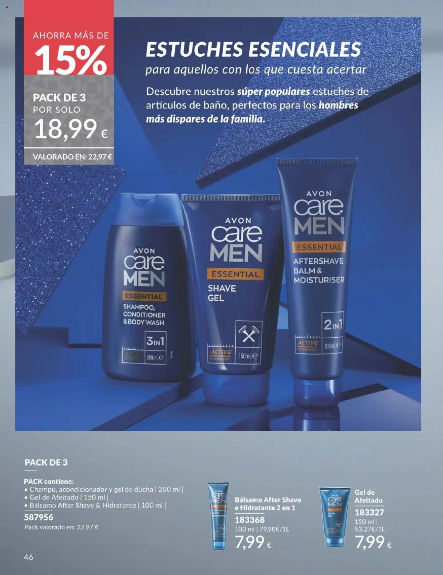 Catálogo AVON campaña 11 Black Friday │ válido desde el 01.11.2025 | Página: 46 | Productos: Acondicionador, Gel de ducha, Body, Ducha