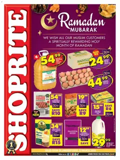 Shoprite specials catalogue – valid from 26.01.2026 | Page: 1 | Products: Milk, Eggs, Juice, Chicken