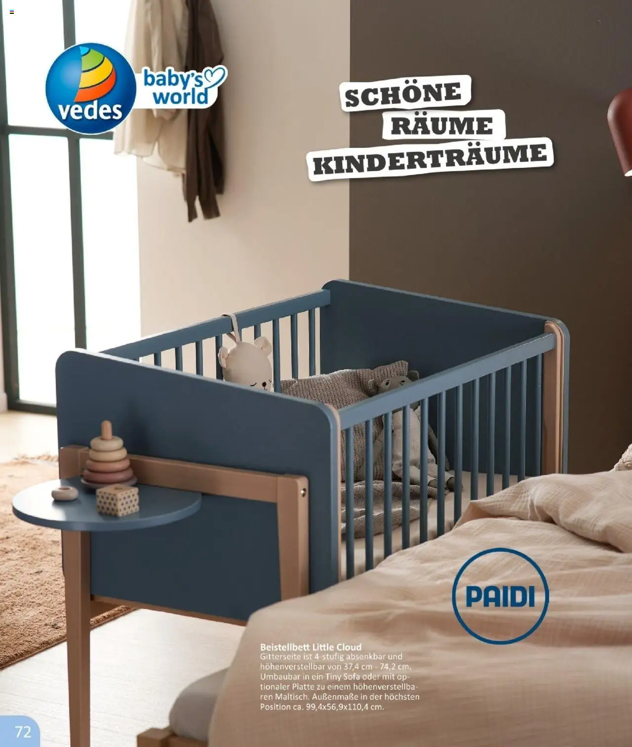 Vedes - Babykatalog - gültig ab dem 01.07.2025 | Seite: 72 | Produkte: Sofa